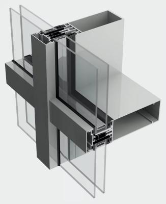 China Thermal Break Sliding Aluminium Window Profiles With IP65 Waterproof Rating for sale