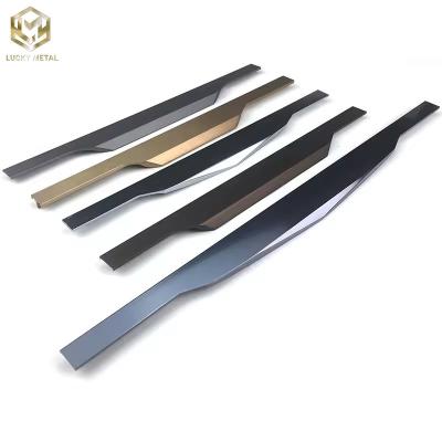 China High Performance Aluminium Cabinet Hidden Handles For Wardrobe Door Or Kitchen for sale