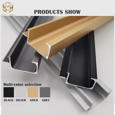 Cina Anodized Modern Kitchen Cabinet Door Frame Aluminium Profile For Glass Kitchen Doors in vendita