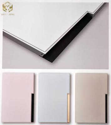 China Aluminium black grey furniture drawer rose gold handles for kitchen cabinets for sale