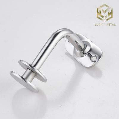 China Customized Stair Parts Stainless Steel Wall Mounted Circular Pipe Handrail Bracket for sale