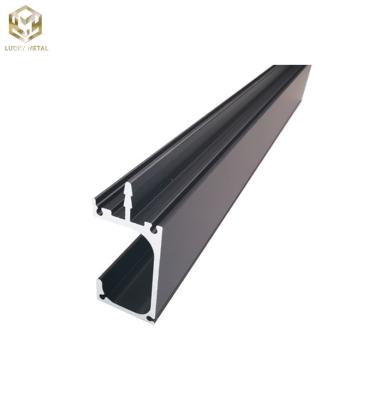 Κίνα Furniture C Type Kitchen Wardrobe Aluminum Hand Profile Handle Black Handle προς πώληση