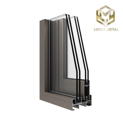 China Aluminium Window Profiles  T5 Temper Services Manufactured 90 Series for sale