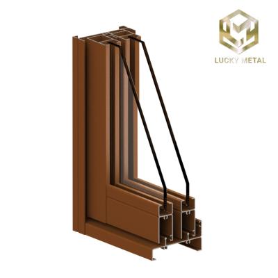 China Quality Pomise Different Grades Kitchen Aluminum Perfiles Frame Glass Door Profile for sale