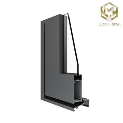 China Extrusion Section Door Aluminium Profile Powder Coating for sale