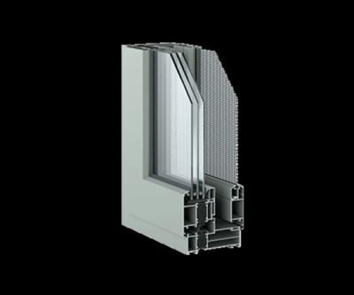 China Aanpasbaar aluminium deurframeprofiel 30 mm-60 mm Voor gordijnmuren Te koop