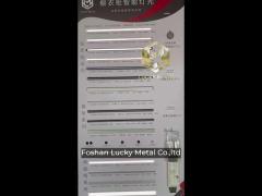 ​diy-friendly aluminum led strip profile adjustable length pre-drilled holes