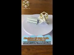 slim aluminum led channel with frosted polycarbonate cover