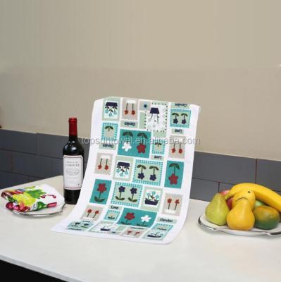 China Compressed Microfiber Custom Kitchen Towel for sale