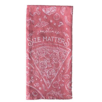 China Viable Design Custom Made 100% Cotton Yarn Dyed Jacquard Tea Towel Kitchen Towels for sale