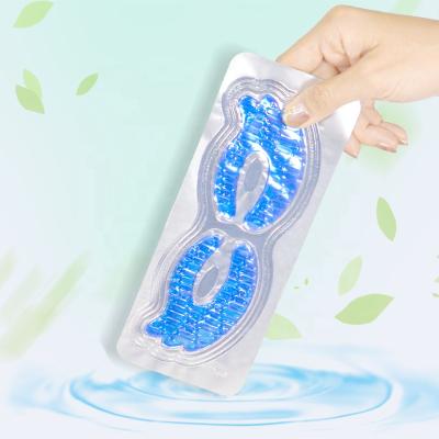 China Blue Anti-Wrinkle OEM ODM Collagen Hydrogel Eye Patches Relieve Eye Fatigue Eye Patch Care for sale