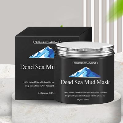 China Organic Dead Sea Clay Mask Repair Anti Wrinkle Private Label Moisturizer Deep Cleansing Black Mineral Mud Mask for sale