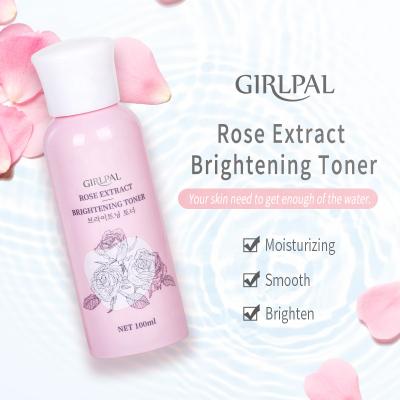 China High Quality Vitamin C Rose Extract Facial Moisturizing And Nicotinamide Private Label Toner Whitening Toner for sale