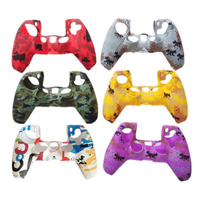 China Cartoon Easy Installation Silicone Protective Case For Dualsense PS5 Controllers Camouflage - Colored for sale