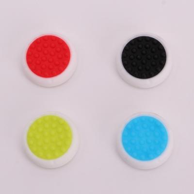 China Thumb Protective Grip New Silicon Pimple Analog Controller Game Stick Cover Dual Color For NS Switch for sale