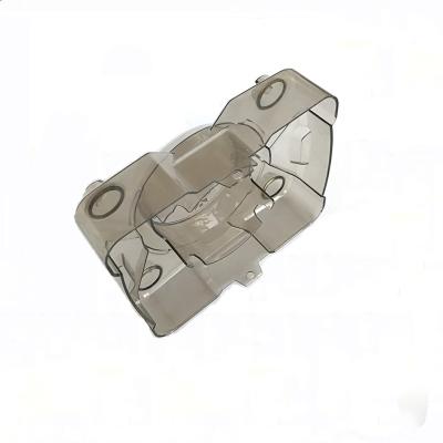 China Custom plastic molding parts PP/ABS/PC/PE/PS/TPE/TPR/HIPS/POM/PEEK transparent high gloss clear plastic molded parts injection parts three for sale