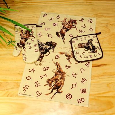 China Cotton Best Custom Animal Design Printed Funny Oven Glove for sale