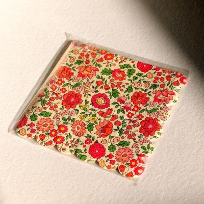 China Printed Wholesale Custom Design Flower Printing Paper Napkins for sale