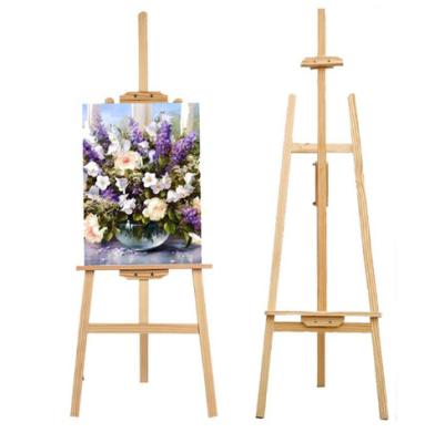 China Europe Large Mini Wood Painting Easels Un-Frame Display Stand for Kids Artist Adults Students for sale