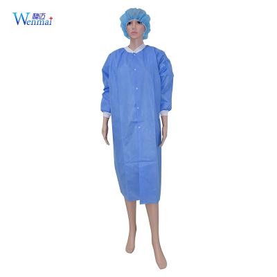 China Breathable Disposable Lab Clothing , Disposable Lab Coats , Scrubs for sale