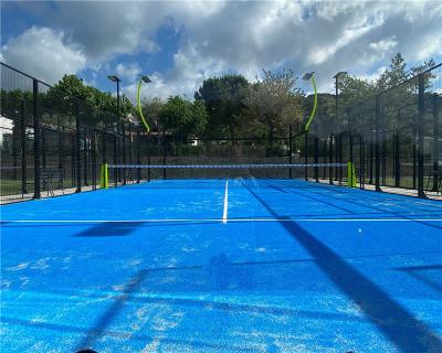 China Oscar padel panoramic padel tennis court cost 10m*20m for sale