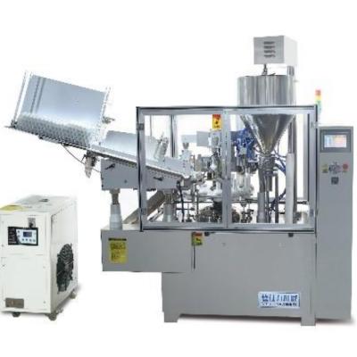 China Automatic Food Aluminum Tube Filling Liquid Or Cream And Tail Sealing Machine for sale