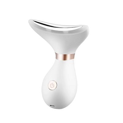 China Skin Rejuvenation Home Use Beauty Equipment EMS RF Led Vibrating Anti Aging Facial Massager Skin Firming Face Wrinkle Remover Neck Lift USB Device for sale