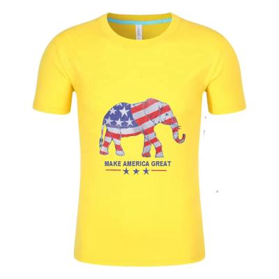 China Formal Custom Printing Dnold T-shirt Unisex Short Sleeve Trump For USA President Election T Shirt for sale