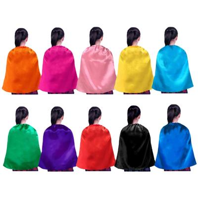 China Satin Wonder Coat Custom Product Children's Stage Performance Dress Up Cape for sale