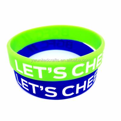 China Promotional Decoration Silicone Wristband, Custom Silicone Wristband, Cheap Silicone Wristband for sale