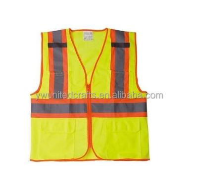 China Mesh Or Fabric Safety Reflective Vest Reflective Vest For Running Jogging Recycling Promotional Reflective Vest for sale