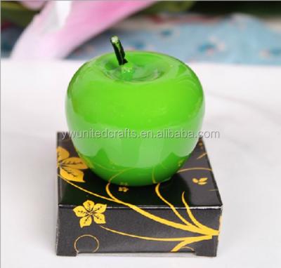 China Good Smell Fruit Scented Candle , Apple Shape Candle For Home Decoration for sale