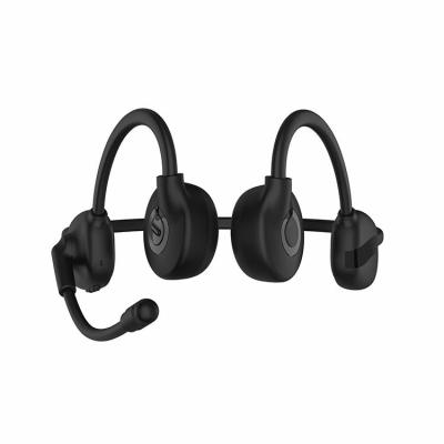 China LED Digital Display BH628 Business Noise Canceling Open Ear Hook Bone Conduction Earbuds IPX7 Wireless Earphone With Mic Stick for sale