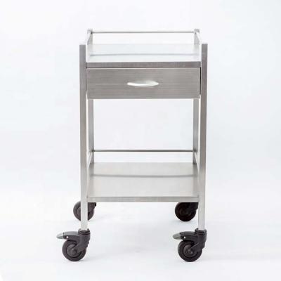 China Minimalist Custom Multi Drawer 304 Stainless Steel Trolley Surgical Instruments With Wheels Used For Hospital for sale