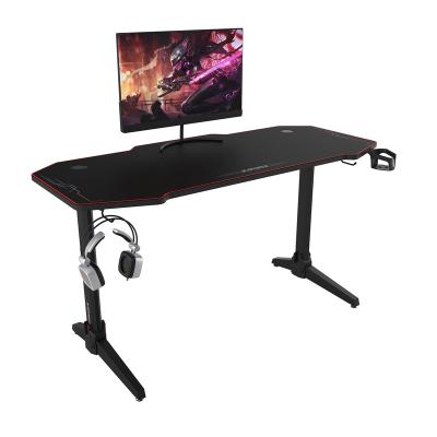 China Large Adjustable Custom Computer Desk Table Computer Table Stand Cup Holder Gaming Table (Other) In USA for sale