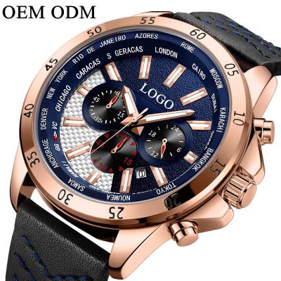 China OEM ODM Automatic Date Watch 2103 Fashion Sports Quartz Watches Top Brands Luxury Mens Military Waterproof Clock Relogio Masculino Men Wrist for sale