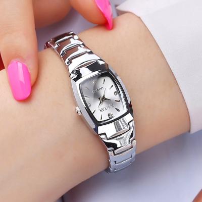 China Hot Selling Women's Watch Women's Watch Alloy Quartz Tungsten Steel Color Rose Gold Wrist Watch Waterproof 3ATM Water Resistant for sale