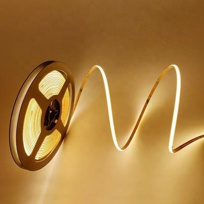 China Hotel Led Strips 24v Outdoor Non Waterproof Flexible Voltage IP20 Cob Led Strip for sale