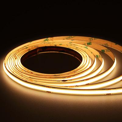 China Super bright flexible led strip DC24V IP20 residential indoor use cri90+ 5m cob cuttable led strip light for sale