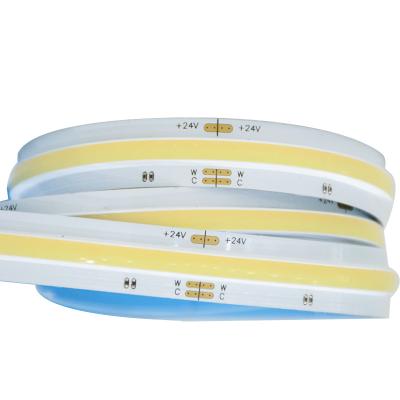 China Hotel 2022 Hot Selling New IP20 5 Meters Per Roll 630 Chips Led RGB COB Digital Led Strip for sale