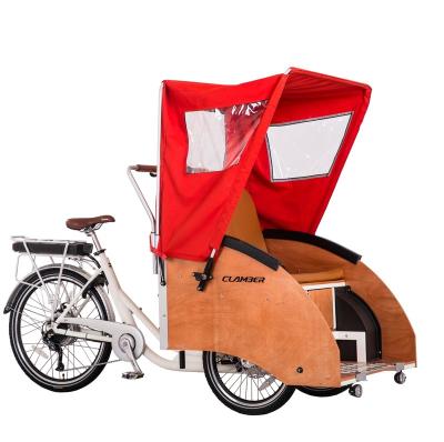 China Aluminum Alloy Rickshaw Adult Cargo Bike UB9043E for sale