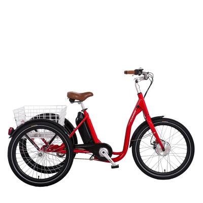 China Cargo 24 Inch Three Wheel Electric Bicycle Adult Tricycle for sale