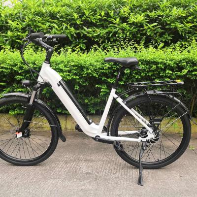 China 700c alloy pedal assist alloy frame city bicycle MTB 6061 frame stock aluminum electric bike for sale