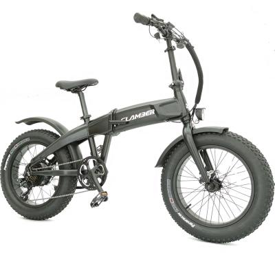 China Aluminum Alloy 20 Inch Fat Tire Electric Folding Two Wheel Snow Bike Folding Electric City Bike for sale