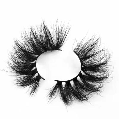 China Gorgeous Mink Eyelashes Messy Fluffy Eyelashes Fluffy Messy Soft Thick Messy Beautiful 25mm Length for sale