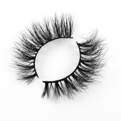 China Full Eyelashes XH02 Mink Eyelash Vendor Full Strip Fluffy Eyelashes Mink Full Strip Eyelashes for sale