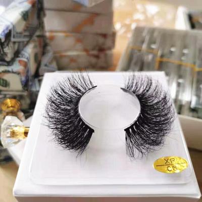 China Lylina Beauty Fake 3d Real Natural Wholesale Long Strip 25mm Fluffy Mink Eyelash Vendors for sale