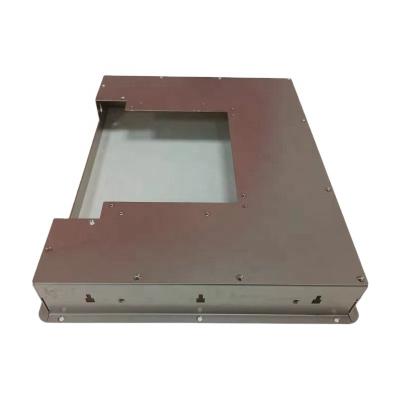 China Custom Carbon Steel Electrical Metal Stamping Electronic Support Box Sheet Metal Box Metal Processing for sale