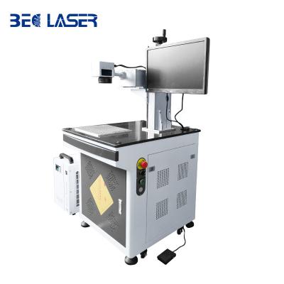 China Water Cooled 3D 3w 5w UV Laser Marking Machine Driving Laser Marking Machine For Paper Box Logo Glass Engraving for sale