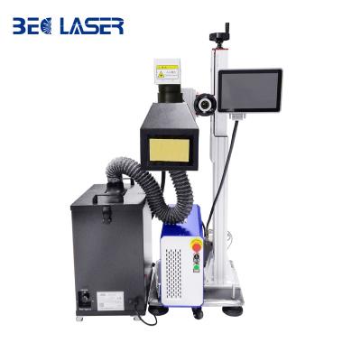 China 3D Fiber Laser Marking Machine Air Cooled Online Flying Mark On All Kinds Of Metal Materials And Some Kinds Of Nonmetal Materials for sale